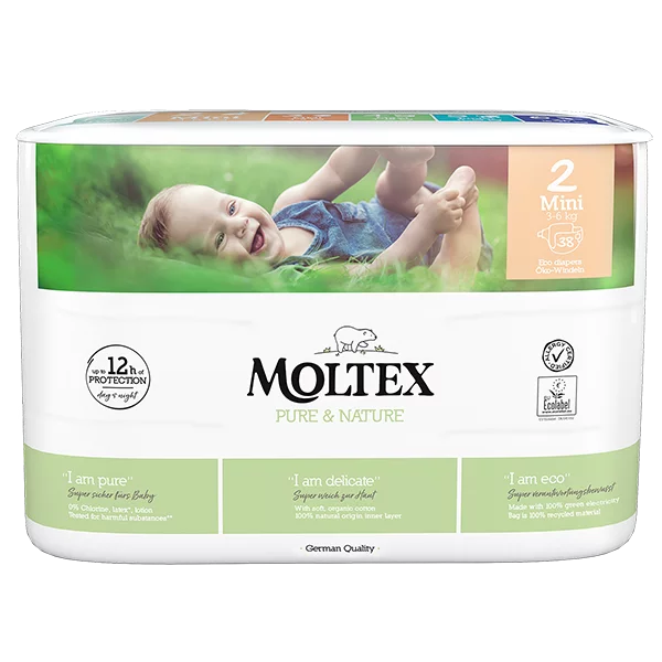 Moltex Pure & Nature No.1 Nappies Bio Babywindeln