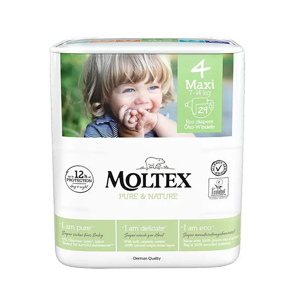 Moltex Pure & Nature No.1 Nappies Bio Babywindeln
