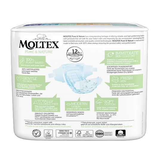 Moltex Pure & Nature No.1 Nappies Bio Babywindeln