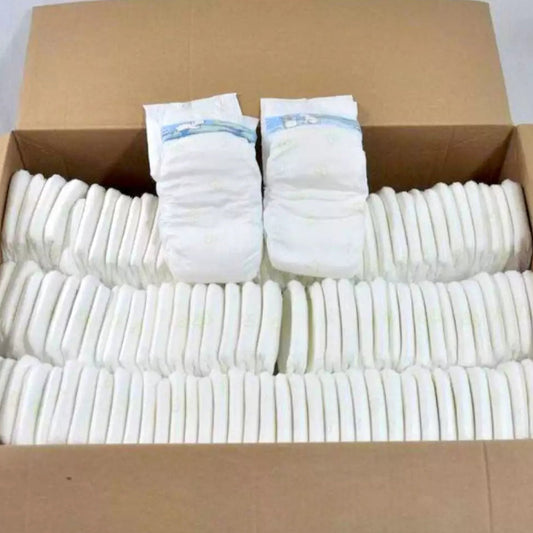 Babywindeln Vorrats-Box 120-150 Windeln im Karton